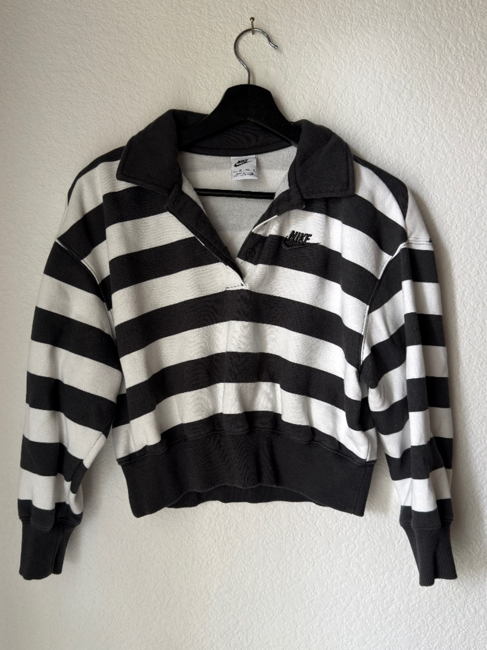 Nike Women's Cropped Polo Sweatshirt